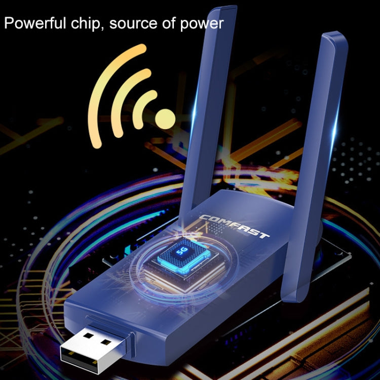 COMFAST CF-927B 1300Mbps Dual-band Bluetooth Wifi USB Network Adapter, CF-927B COMFAST CF-927B 1300Mbps Dual-band Bluetooth Wifi USB Network Adapter, CF-927B